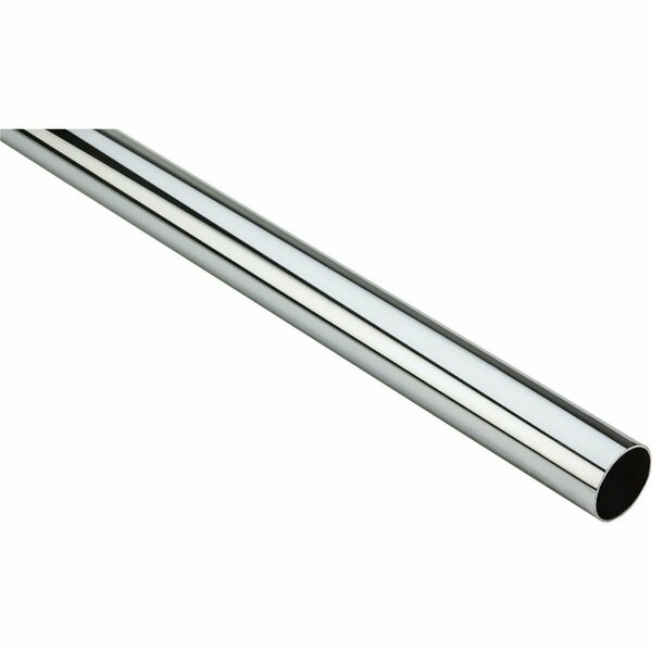 National Stanley Home Designs 6 Ft. x 1-5/16 In. Cut-to-Length Closet Rod, Chrome S822095